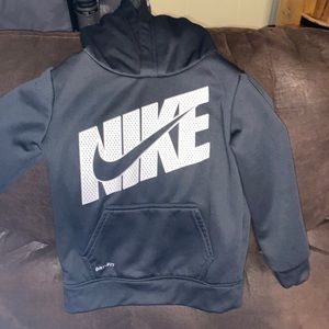 Nike grey hoodie dri fit 3t